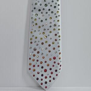 Rainbow Pride Swarovski Rhinestone Tie